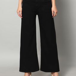 Rea-Lize Women Wide Leg High-Rise Acid Wash Stretchable Jeans-image-23