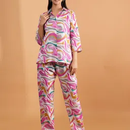 Belfry Printed Collared Shirt & Trousers Co-Ord Set-picture-37