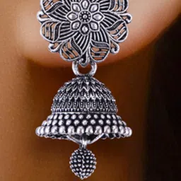 Sangria Silver-Plated Alloy Earrings-picture-45
