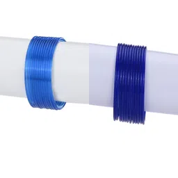 1ST TIME Set Of 24 Blue Alloy Bangles-picture-0