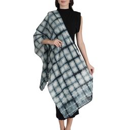 Style Shoes Checked Printed Cotton Stole-image-48