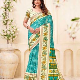 K 5 Fashion Floral Printed Saree-image-39