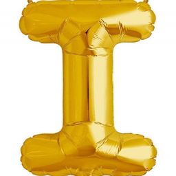 Shopperskart Letter I Foil Balloon - Golden-picture-16