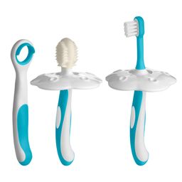 Fisher Price Ultra Care Oral Hygiene Combo Kit Blue - 4 Pieces-image-51