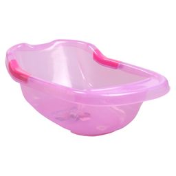 Baby Bath Tub with Car Print - Pink-14