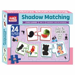 Ankit Toys Shadow Matching Educational Jigsaw Puzzle Multicolor Set of 24 - 48 Pieces-28
