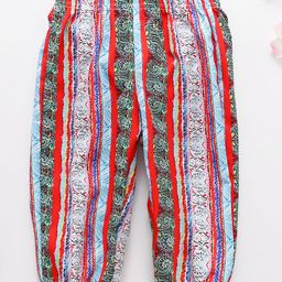 Kookie Kids Full Length Striped Lounge Pant - Multicolour-image-103