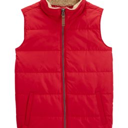 Carter's Zip-Up Poplin Vest - Red-image-13