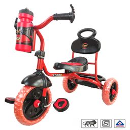 Dash Super Torq Tricycle With Bell and Storage Basket - Red-image-11