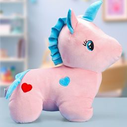 Babyhug Unicorn Soft Toy Pink - Height 29.5 cm-17