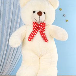 Edu Kids Toys Teddy Bear Soft Toy Light White - Height 65 cm-12