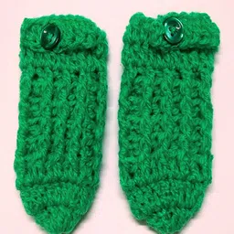 Knits & Knots Solid Colour Mittens - Green-picture-28