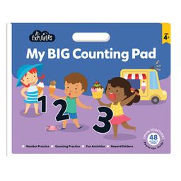 Junior Explorers My Big Counting Pad with Carry Handle & Rewarded Stickers - English-21