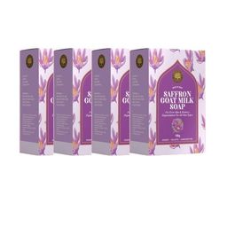 ORGANICOS Set Of 4 Saffron & Goat Milk Soap- 100 g Each-49