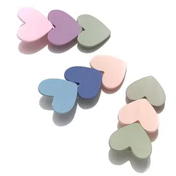 Blubby Set Of 3 Heart Design Banana Clip-25