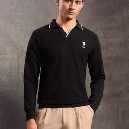 U.S. Polo Assn. Denim Co. Men Brand Logo Printed Polo Collar Muscle Fit T-shirt-picture-32