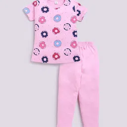 Todd N Teen Girls Printed Night suit-picture-5