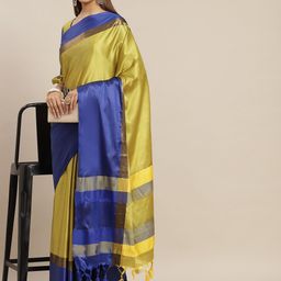KAVINDI Zari Detail Banarasi Saree-picture-42
