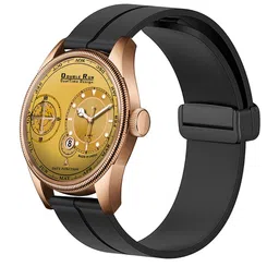 DOUBLERUN Unisex Dial & Bracelet Style Straps Analogue Chronograph Watch H05N18019-11