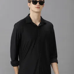 Voi Jeans Slim Fit Spread Collar Long Sleeves Cotton Casual Shirt-picture-44