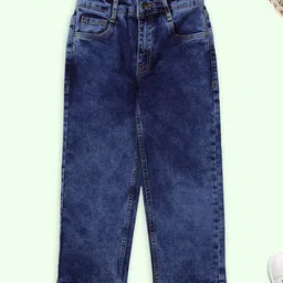 KiddoPanti Girl Mid-Rise Light Straight Fit Fade Stretchable Jeans-picture-40