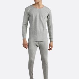 NEVA Men Striped Round Neck Thermal Set-image-70