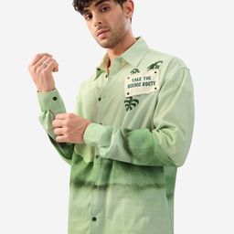 The Souled Store Men Relaxed Spread Collar Graphic Printed Cotton Casual Shirt-image-45