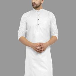 ANUJ FASHION Men Solid A-Line Kurtas-picture-2