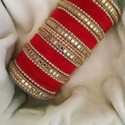 SEEMO Set Of 42 Stones Studded Bangles-image-75
