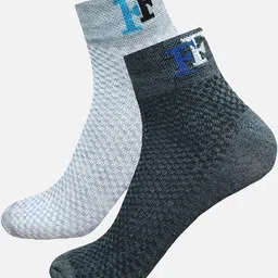 FIMS Men Pack Of 2 Patterned  Ankle-Length Socks-picture-3