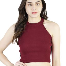 ARTYSKA Halter Neck Crop Top-image-8