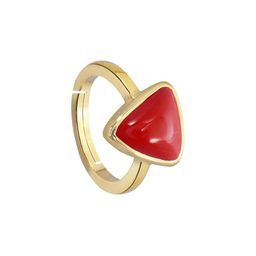 GenZcomplex Red Brass Finger Ring-image-102