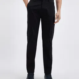 Pepe Jeans Men Slim FitMid Rise Stretch Cargos Trousers-picture-26