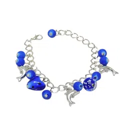 SANAA CREATIONS Unisex Artificial Stones Studded Antique Charm Bracelet-image-96