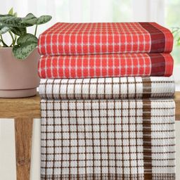 Athom Living Premium Cotton Bath Towel 75 x 150 Multi Colour Pack of 4-image-73