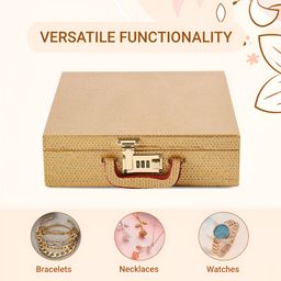 Myntra Elegant Homes Gold-Toned Set of 1 Regular Drawer Organiser Organisers image 5