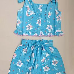 GORLYA Girls Printed Top with Shorts-picture-28