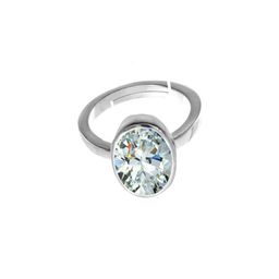 GenZcomplex Silver-Plated Brass Zircon Finger Ring-image-41