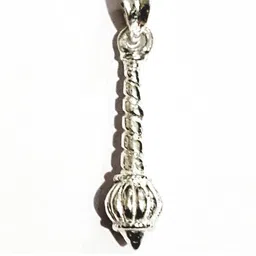 RAVIOUR LIFESTYLE Silver-Plated Hanuman Gada Pendants-10