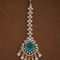 Kushal's Fashion Jewellery Cubic Zirconia Embellished Bridal Waist Chain Saree Accessories-24