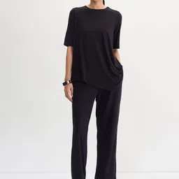 FEMMELLA Asymmetrical Top & Trouser Co-Ord Set-image-50