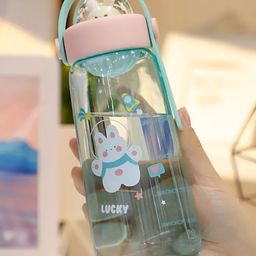 YK Pink Single Plastic Printed Water Bottle-picture-41
