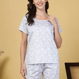 KLOTTHE Women Printed Night suit-picture-35