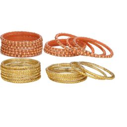 1ST TIME Set of 24 Stones Studded Bangles-45