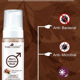 Park Daniel Set Of 4 Men's Intimate Wash With Argan Oil Extract - 150 ml Each image 5