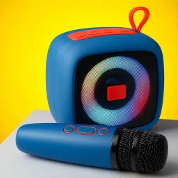 Nilesawar X433 All-in-One Karaoke Mic and Speaker – Wireless, Portable, Rechargeable 5 W Bluetooth Speaker-picture-38