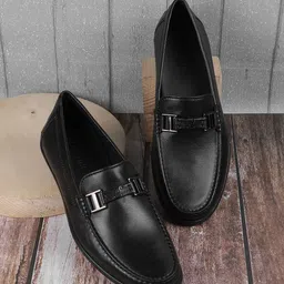 J.FONTINI Men Leather Formal Loafers-11