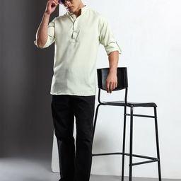 THE BEETEL HOUSE Men Solid Cotton Casual Shirt-picture-12
