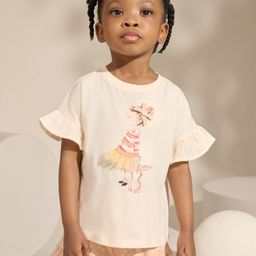 NEXT Kids Girls Printed Pure Cotton Clothing Set-image-48