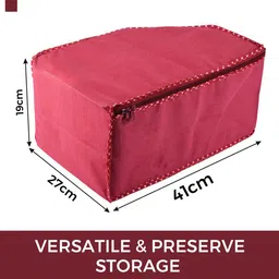 Kuber Industries Maroon Set of 3 Regular Multi-Utility Organisers image 4